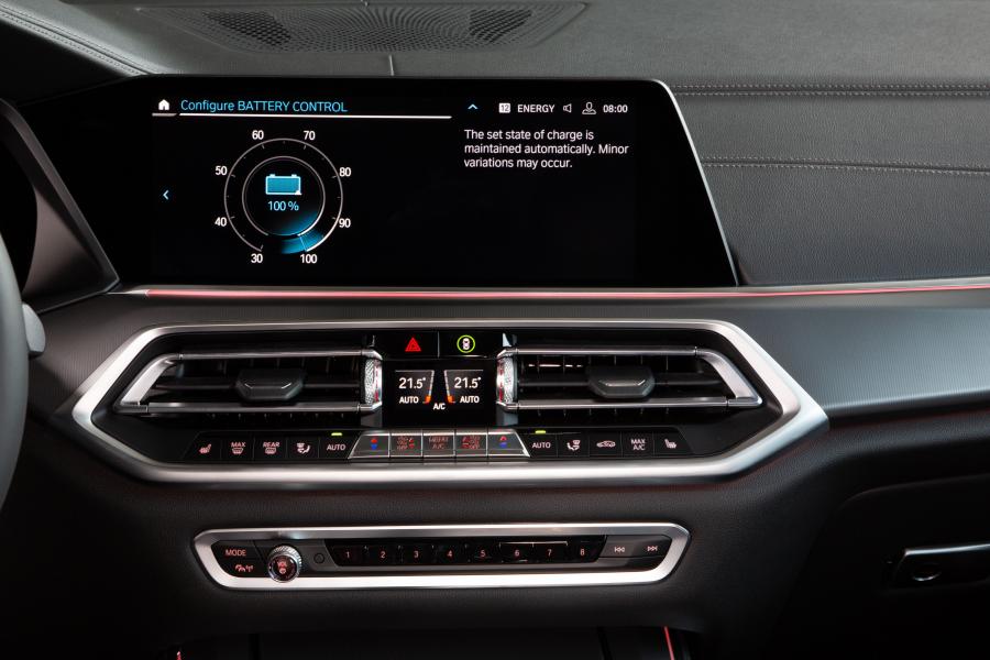 Детали интерьера BMW X5 xDrive45e iPerformance (G05) 2019 года  (WW) (фото 66 из 102)